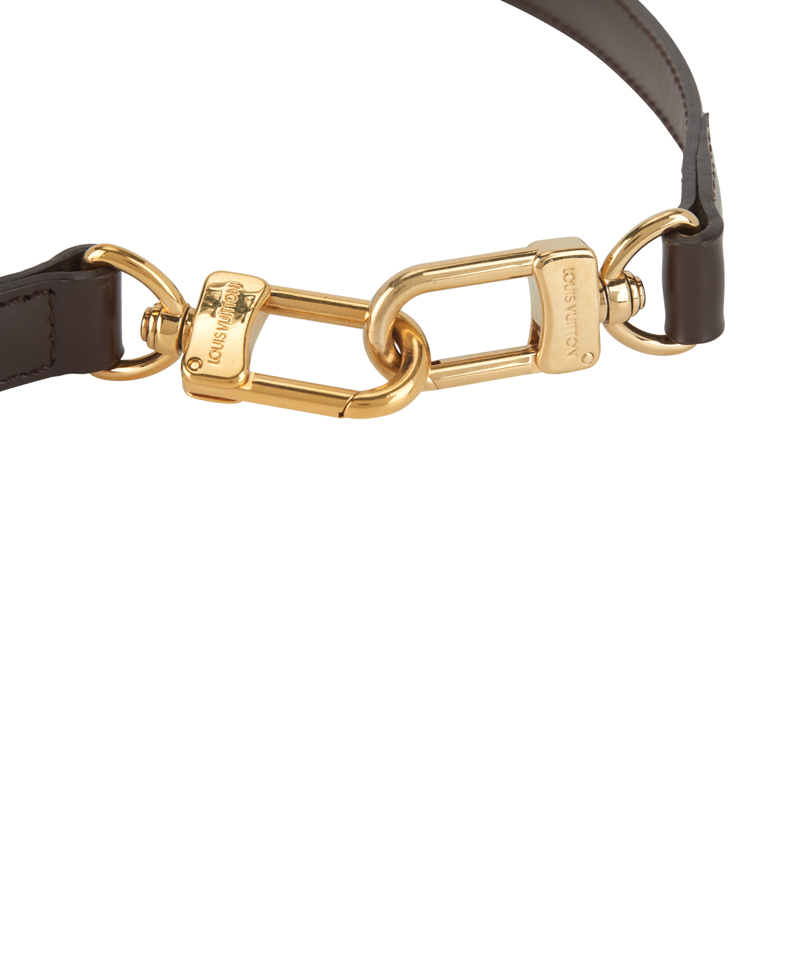 Louis Vuitton Adjustable Shoulder Strap, &pound;250, Accessories, Brown, Leather, Other view